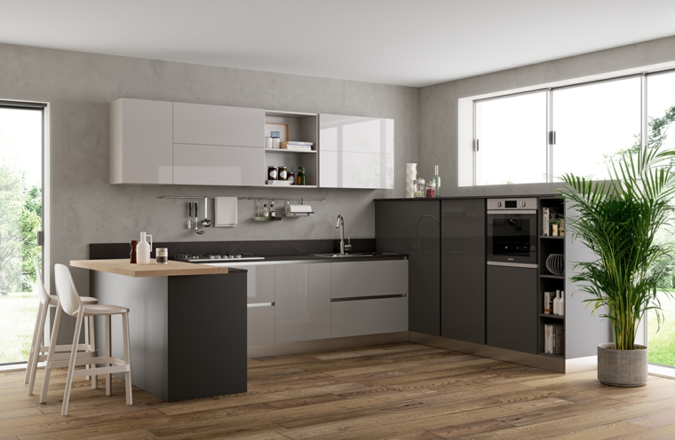 fotos-de-cocina-plano-abierto-combinacion-muebles-bella