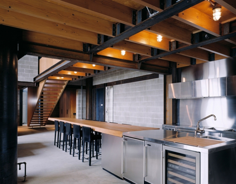 fotos-de-cocina-plano-abierto-diseno-industrial