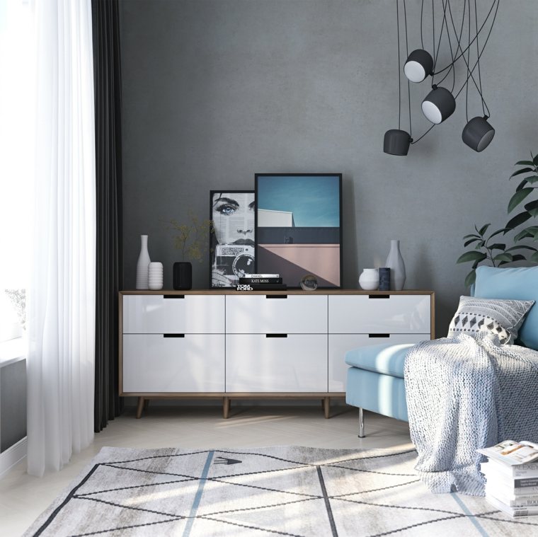 pared-color-gris-muebles-bellos