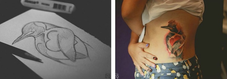 plantillas de tatuajes simples naturaleza