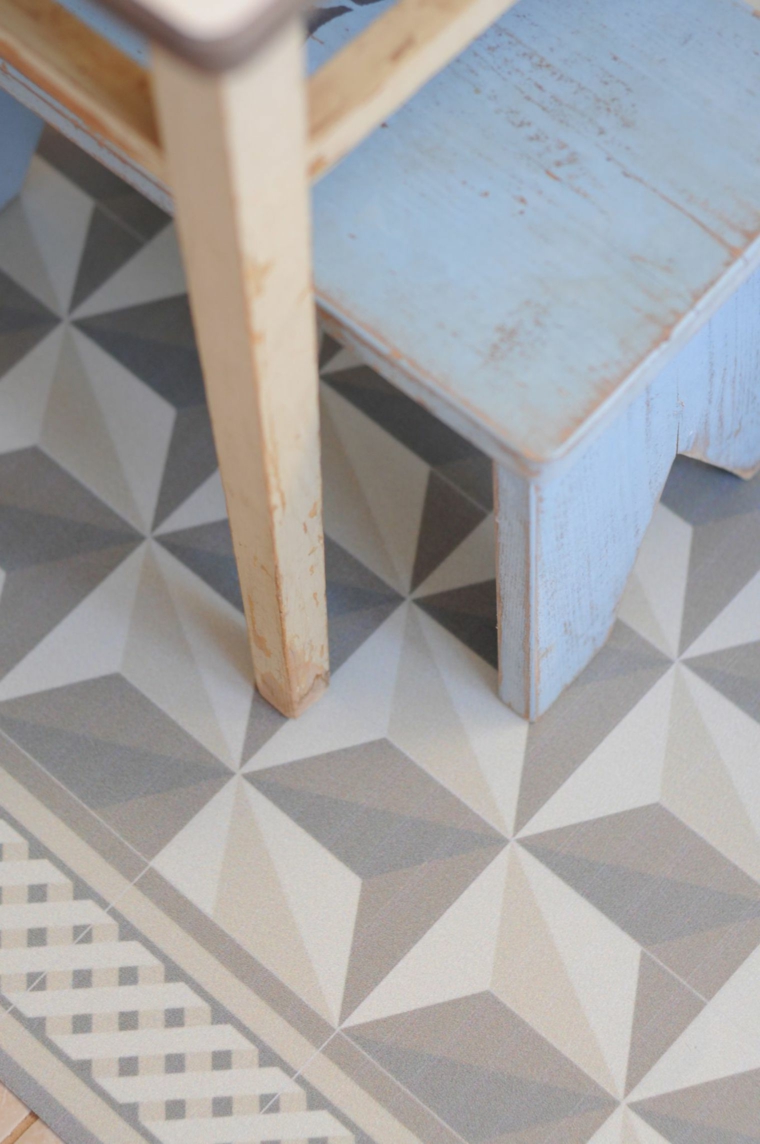 Suelos recubiertos con baldosas de cemento encáustico