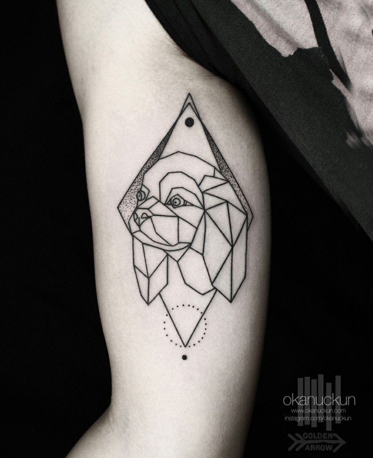 tatuajes lineas finas perro