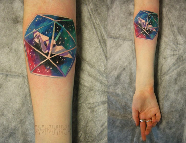 tatuajes originales ideas formas geometricas