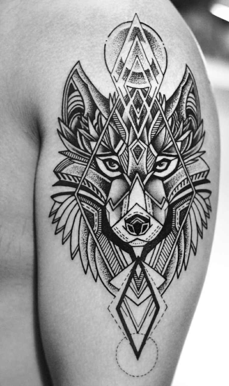 tatuajes-para-hombres-diseno-lobo-opciones