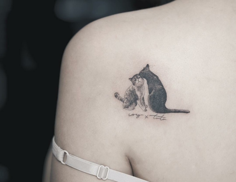 tatuajes-pequenos-gatos-opciones-mujeres