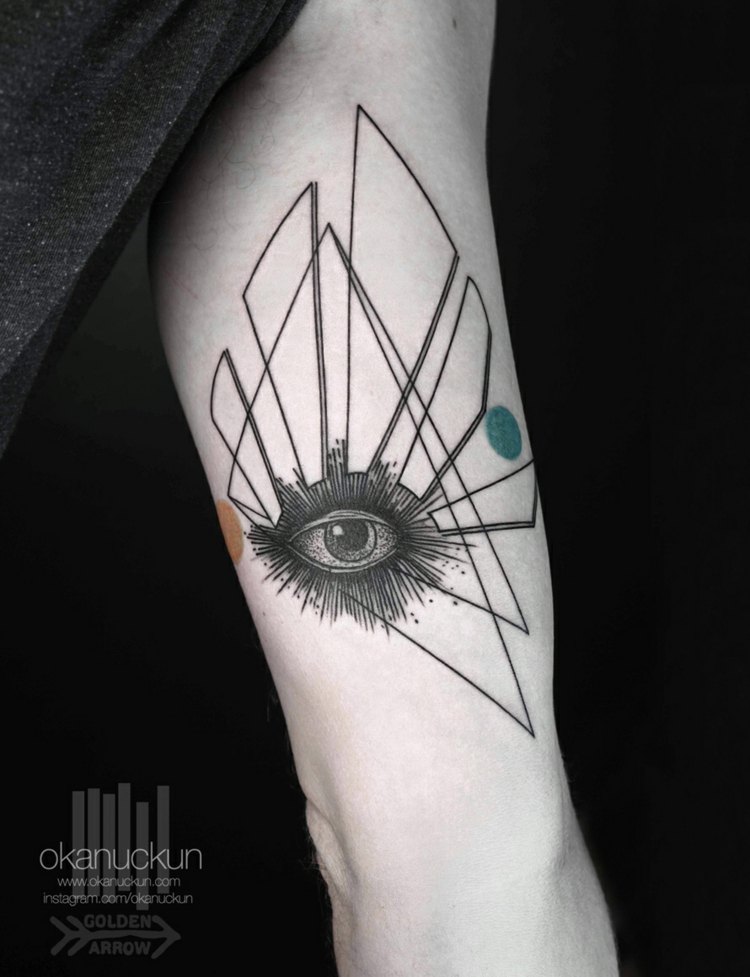 triangulos tatuajes artisticos ideas