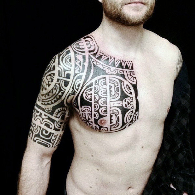 tatuajes con tribales mahoríes