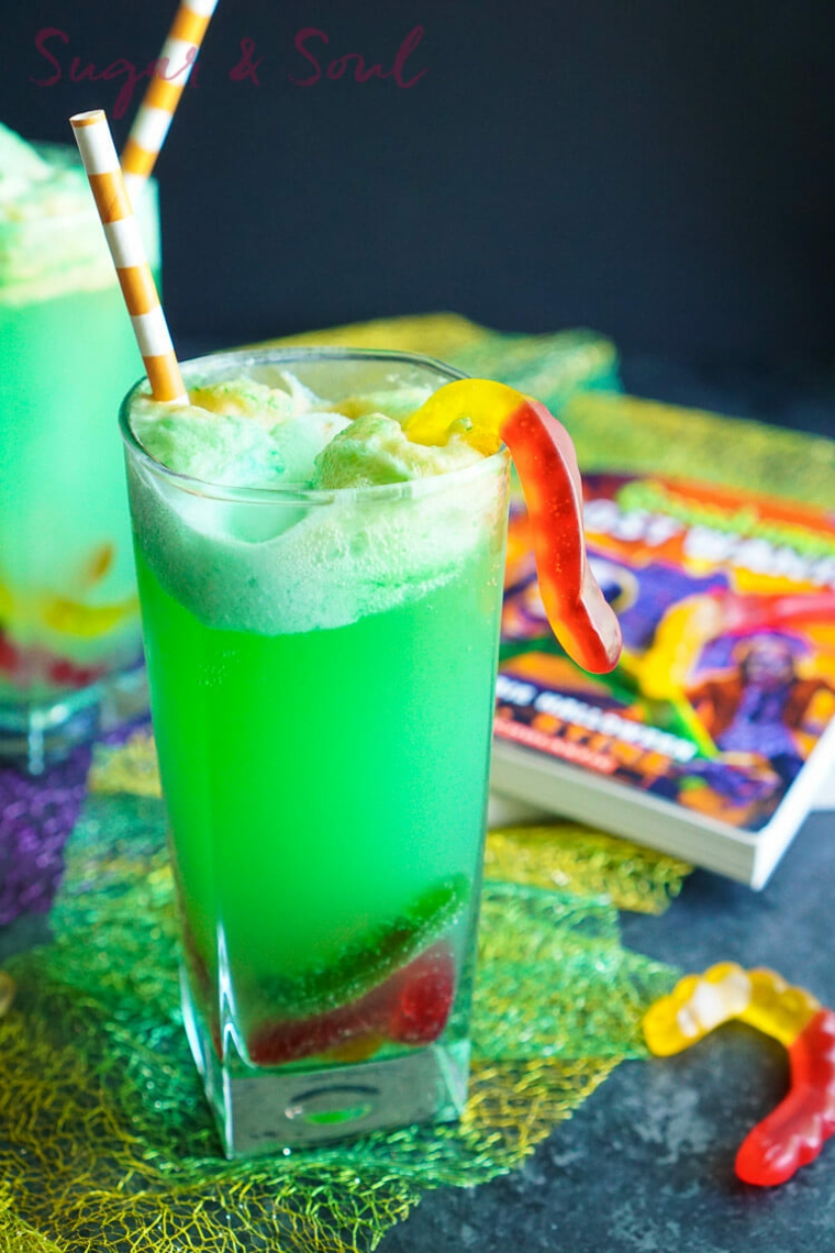 bebidas verdes para Halloween