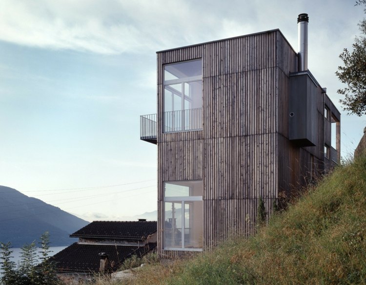 diseño vertical moderno casa 
