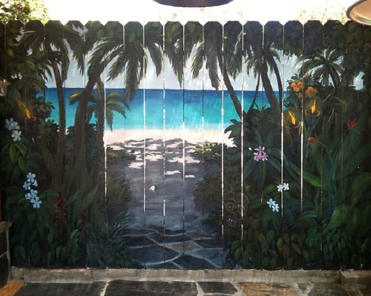 decorar vallas de jardín