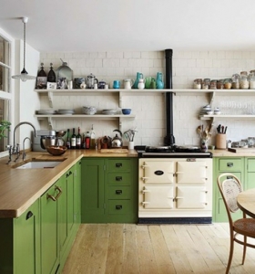 Cocinas verdes - deja que el color verde inunde tu cocina