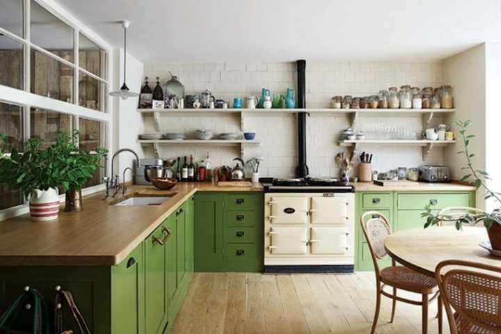 Cocinas verdes - deja que el color verde inunde tu cocina