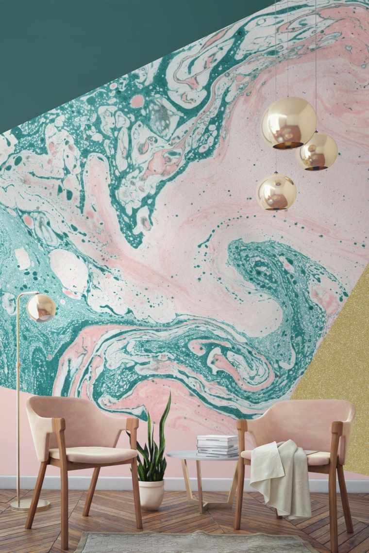 papel-pared-marmol-tendencias-2018-decoracion-paredes