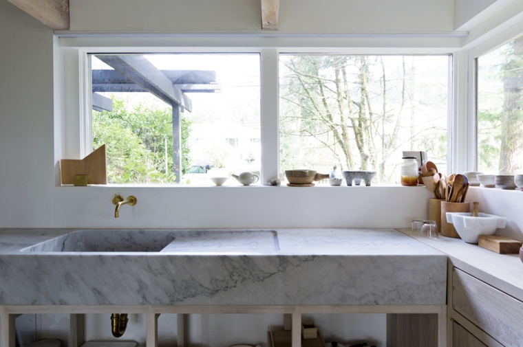 Scott-and-Scott-Architects-diseno-casa-lavabo-marmol