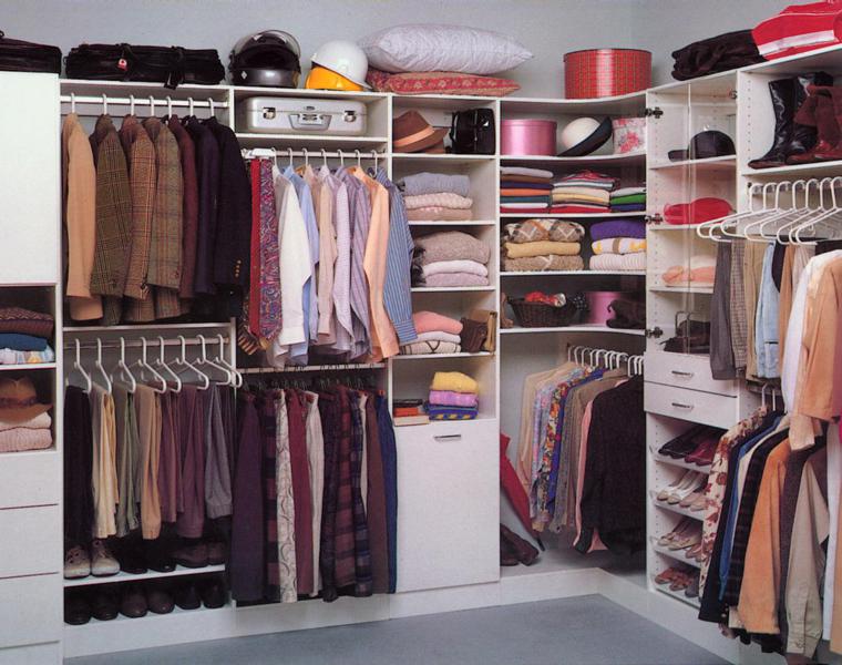 ideas para armarios vestidores