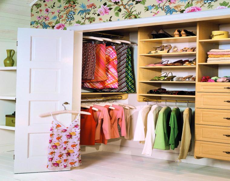 originales ideas para armario vestidor