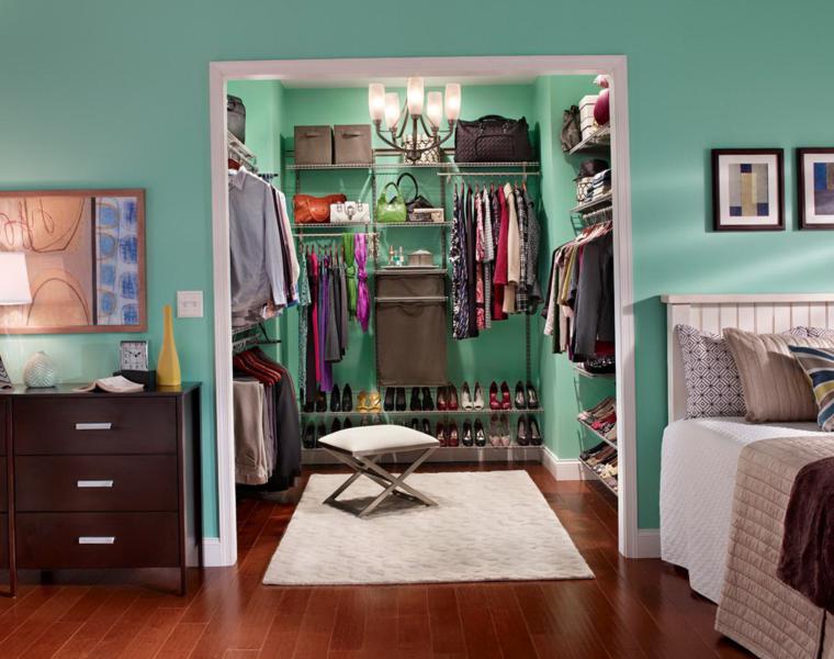 vestidor color verde