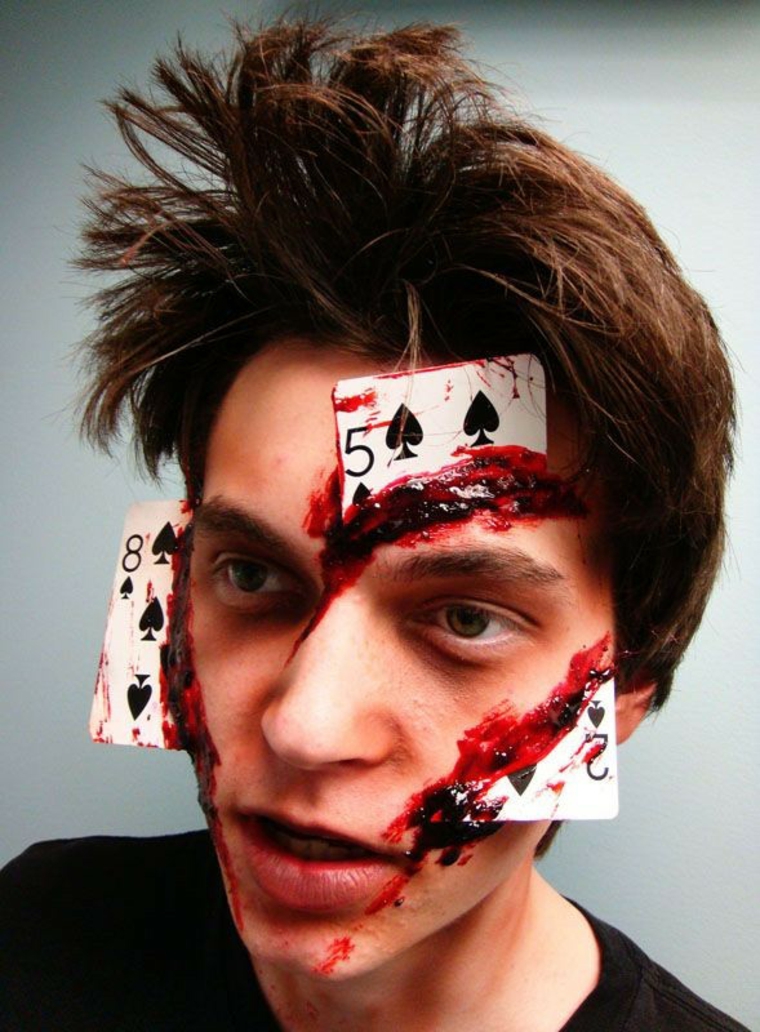 disfraz y maquillaje para Halloween
