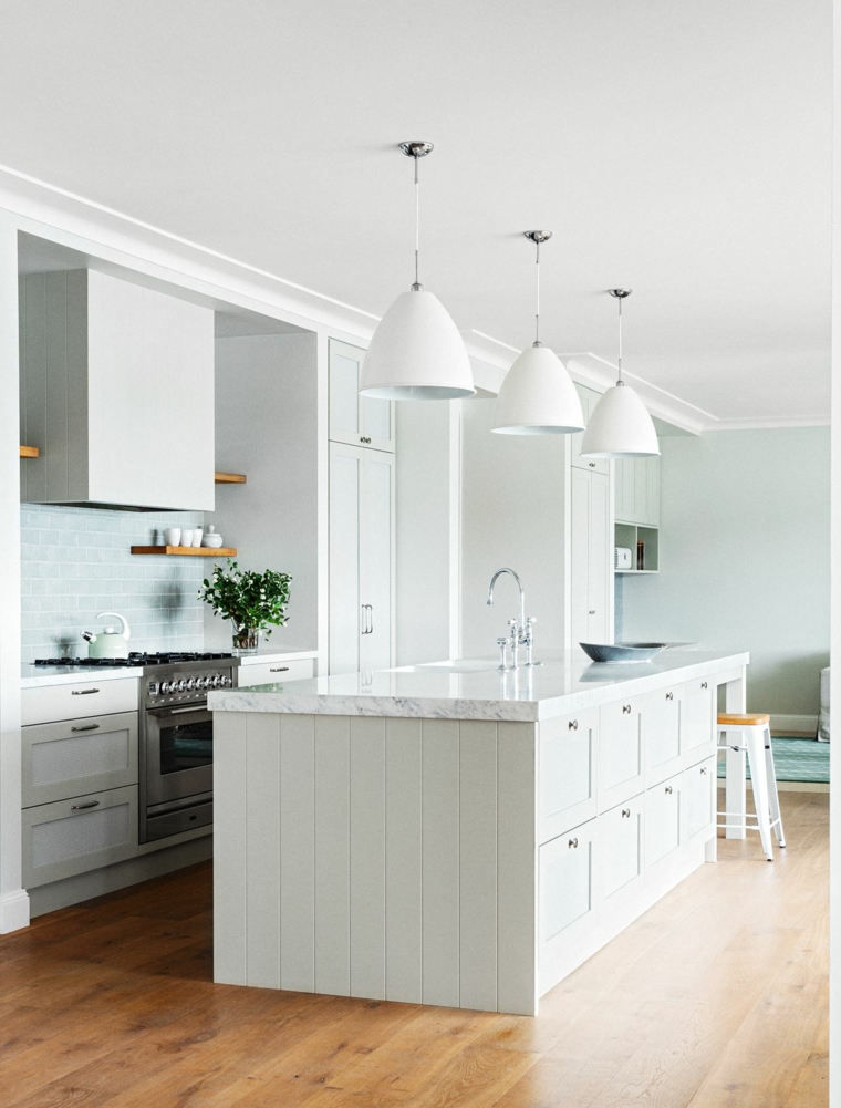 cocina-blanco-diseno-clasico-marmol-carrara