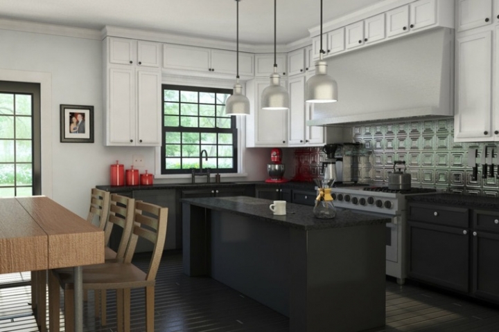 Cocina de granito negro - 69 fotos inspiradoras de espacios elegantes