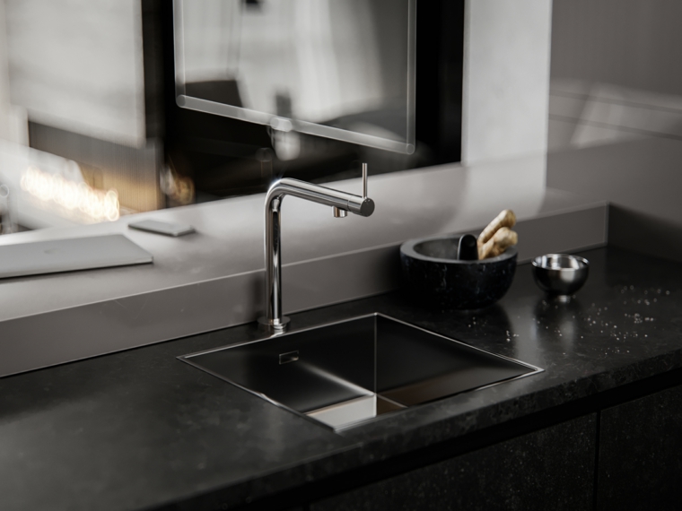 Cocina de granito negro - 69 fotos inspiradoras de espacios elegantes