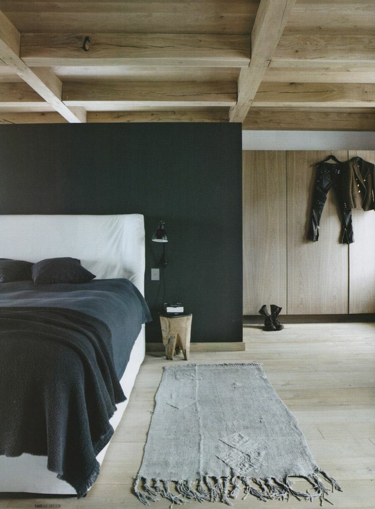 Colores para paredes de acento - tonos oscuros para el dormitorio