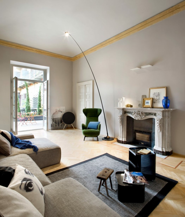 decoración de salones modernos-opciones-estilo