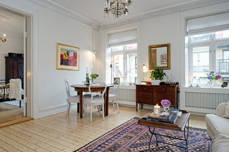 interiores con decoración sueca