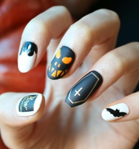 Diseños de uñas impresionantes- 40 ideas para Halloween
