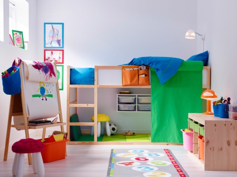dormitorio infantil de colores