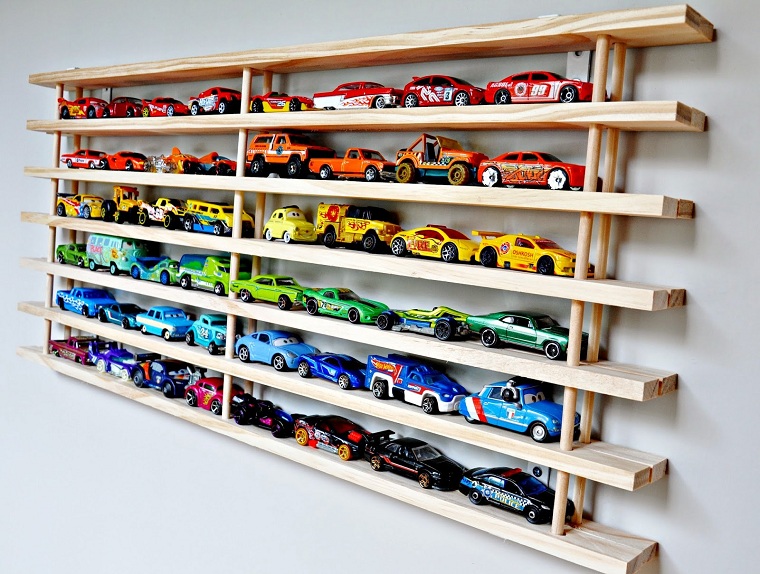 habitaciones-infantiles-originales-estantes-pared