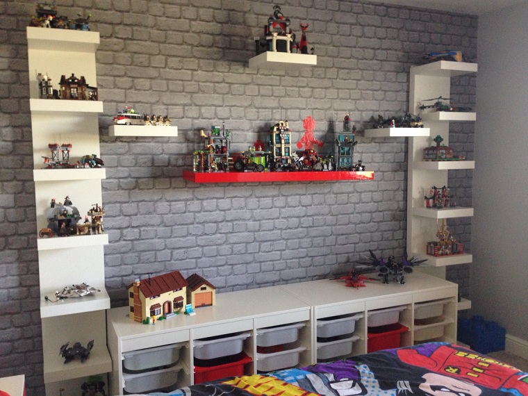 habitaciones infantiles originales-muebles-blancos
