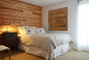 Paredes de madera en dormitorios - ideas geniales con un toque rústico