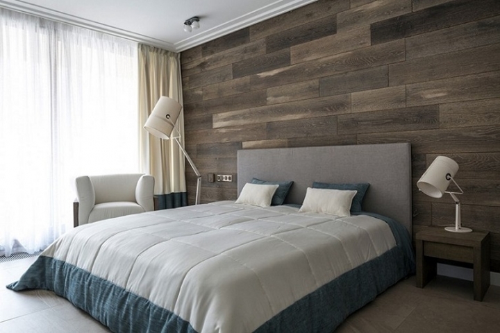 Paredes de madera en dormitorios - ideas geniales con un toque rústico