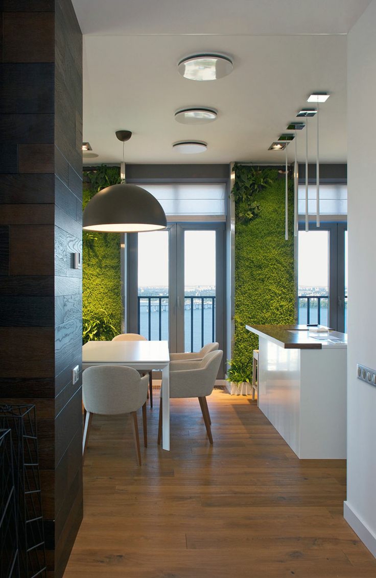 jardin vertical de musgo