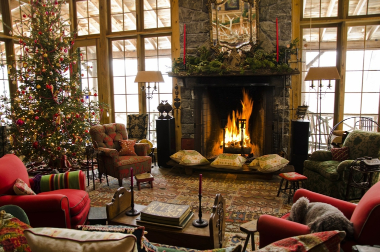 salon-decorado-navidad-diseno-rustico-opciones