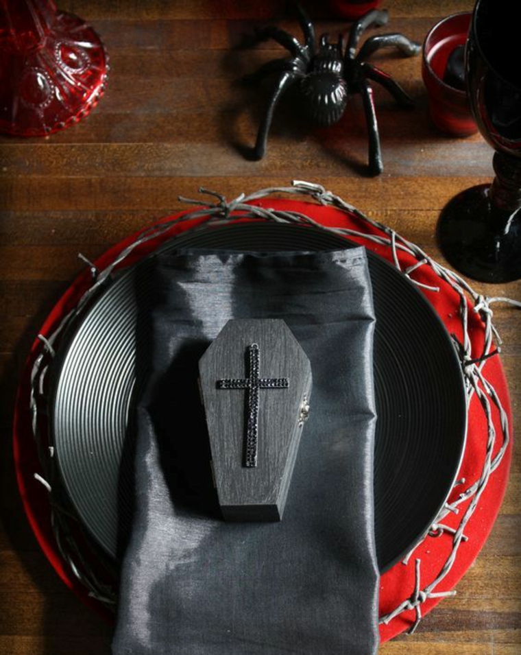 decoración de mesa de Halloween