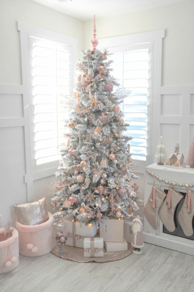 tendencias y colores para árboles de Navidad