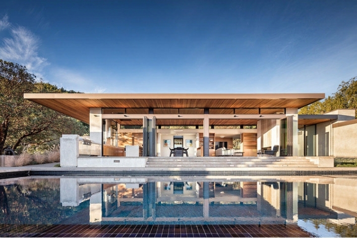 Arquitectura moderna - Dry creek Residence de John Maniscalco