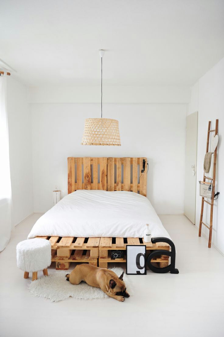 base madera interiores cama