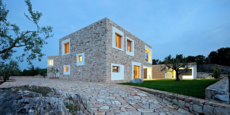 casas de piedra modernas