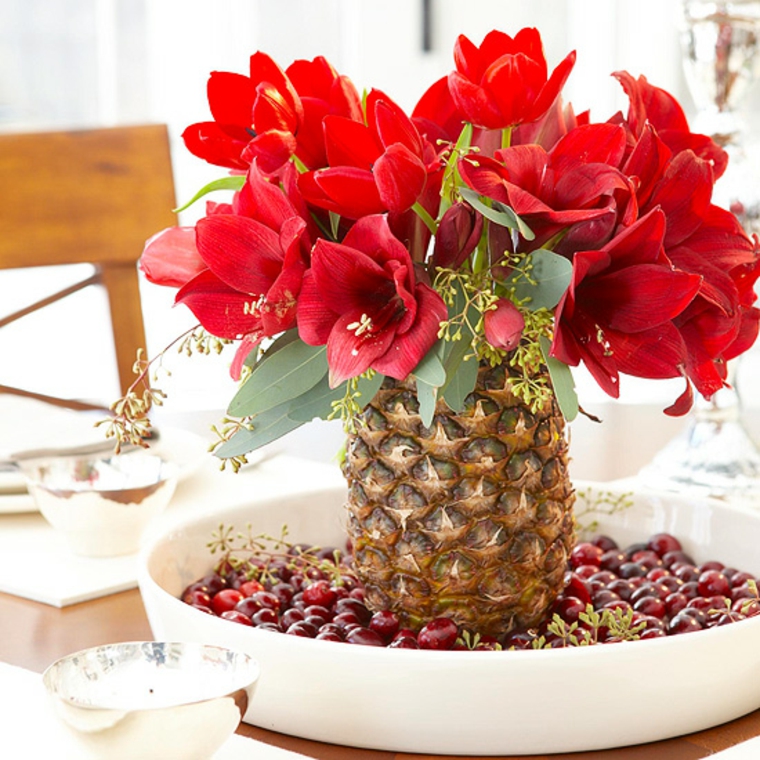 bonitos centros de mesa de flores naturales