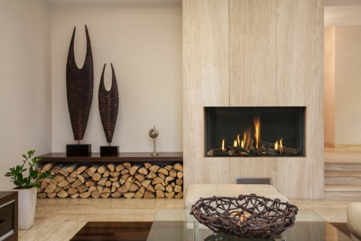 Chimenea moderna para el salón - ideas impresionantes y acogedoras