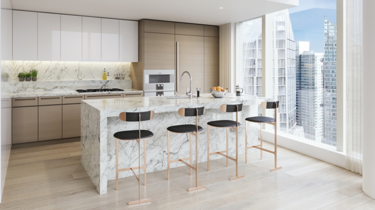 cocina-diseno-moderno-elegante-Richard-Meier