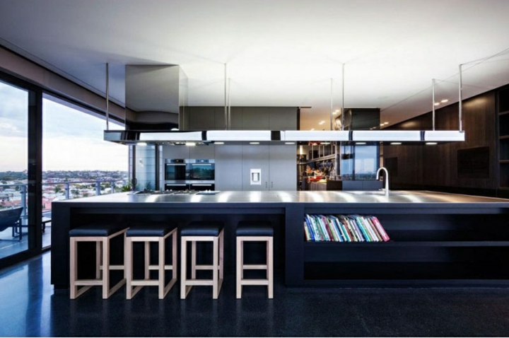 cocina moderna especial decorada
