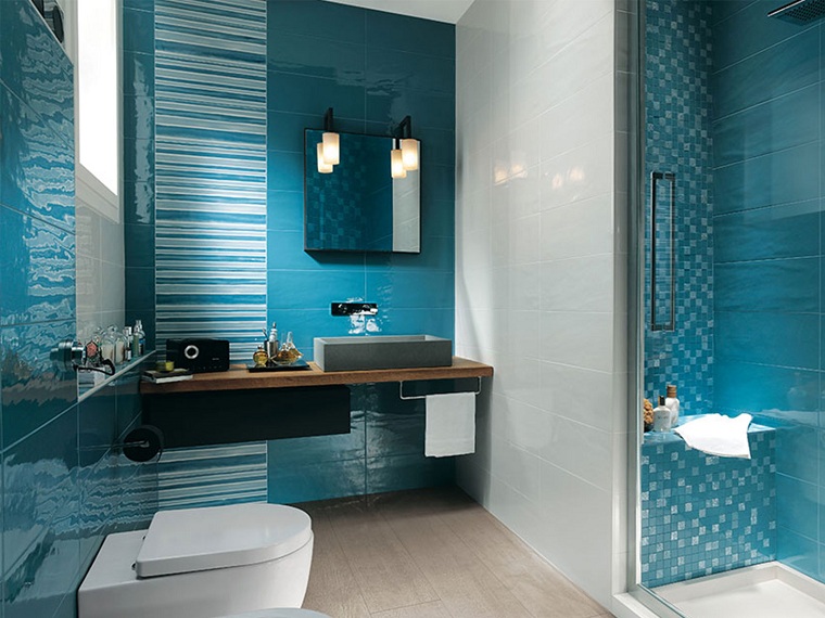 colores básicos azul-bano-ideas