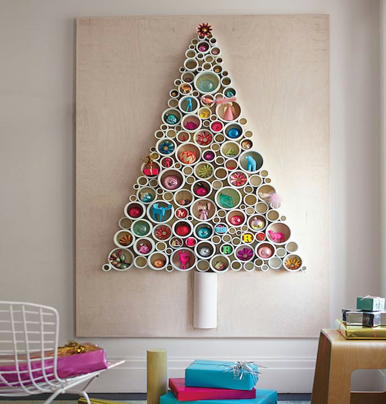 cómo hacer un árbol de Navidad diferente