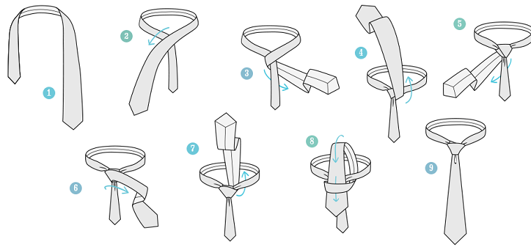 cómo hacer un nudo de corbata opciones-nudo-windsor
