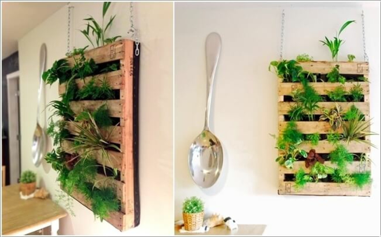 cómo plantar un jardin vertical