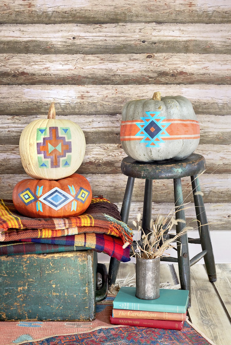 decoracion-calabazas-estilo-tribal-original